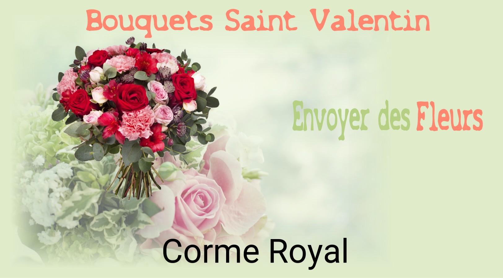 Roses de Saint-Valentin livrées à Corme-Royal